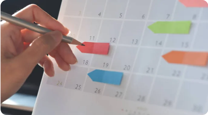 時間や回数は自由に前日22時まで調整可能です